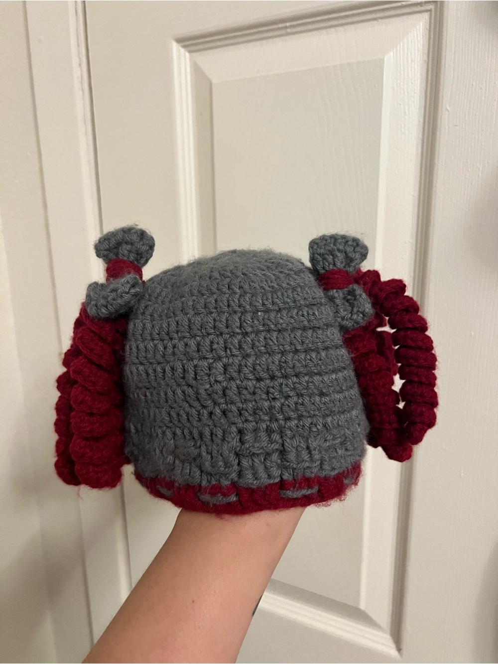 The Binding Of Isaac Lilith Crochet Hat Beanie Cosplay Wig Handmade Gaming